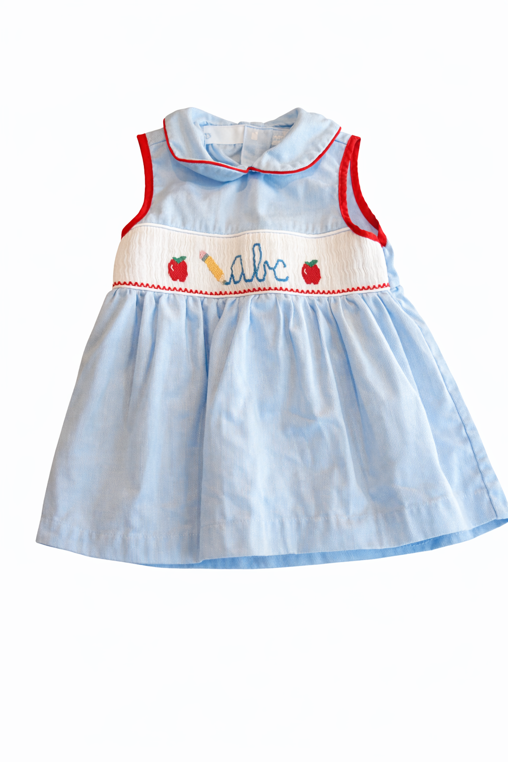 Classic Whimsy Smocked School Dress – Preloved (Size 3T)