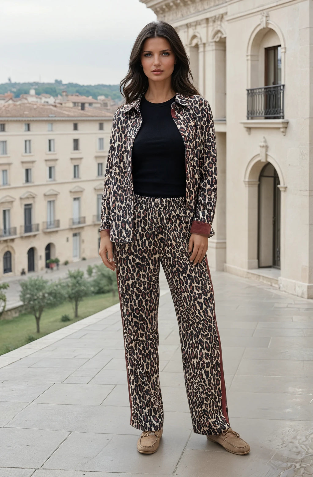 The Florence Leopard Lounge Set