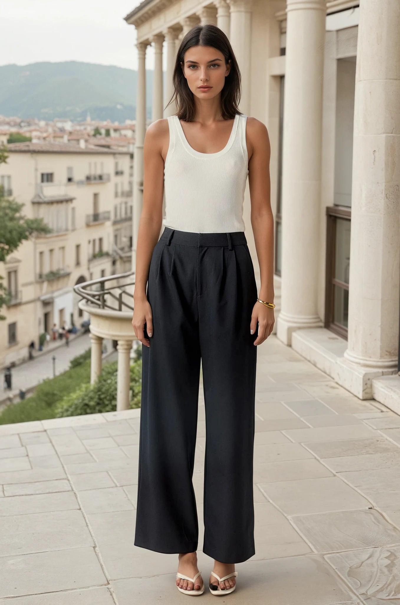 Suit pants in navy