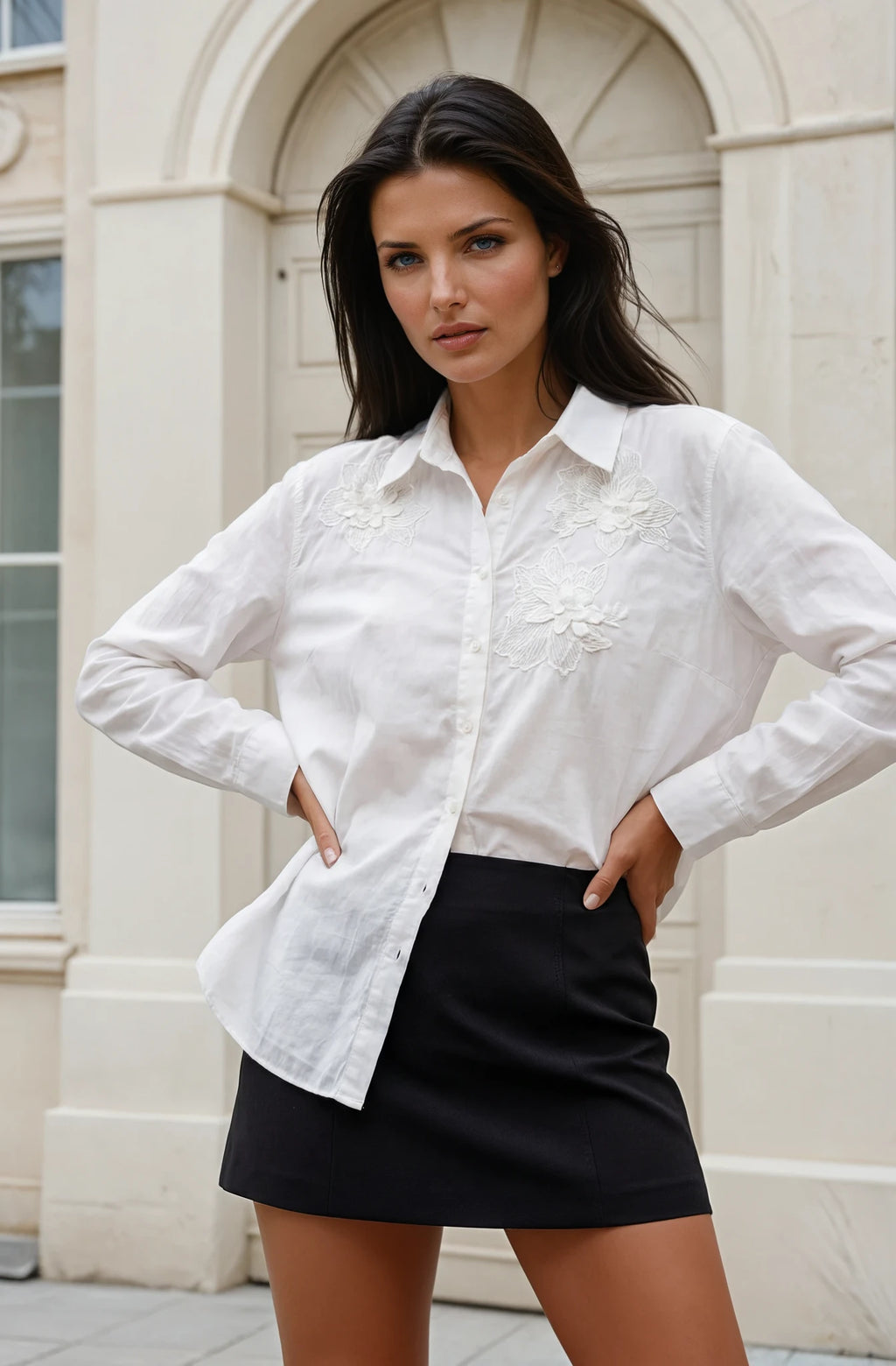 The Camille Embroidered Blouse