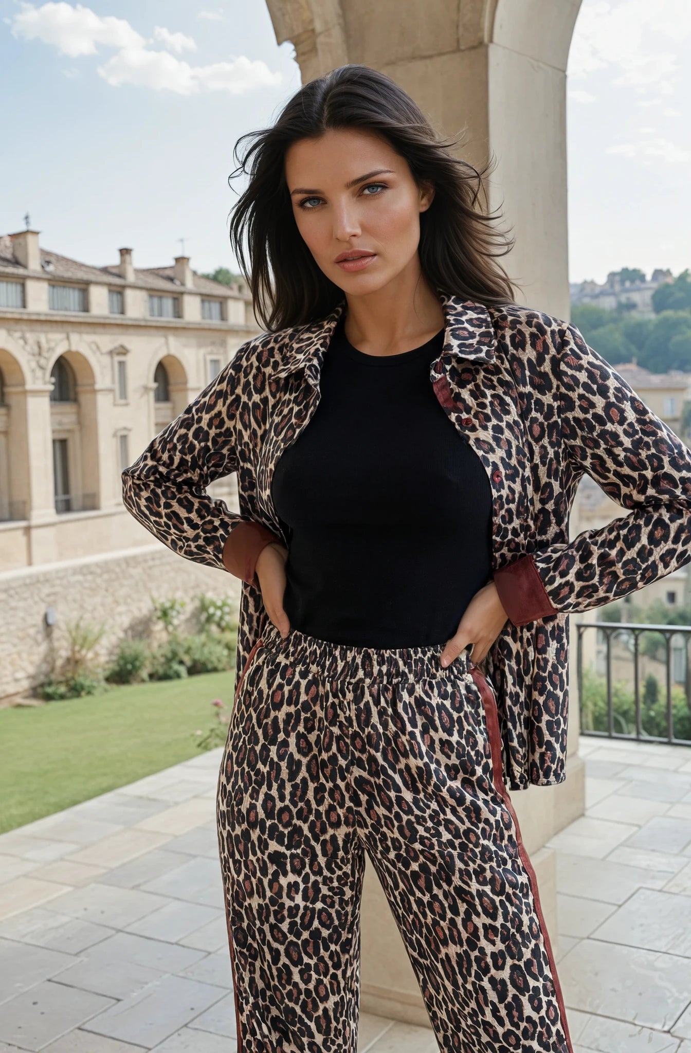 The Florence Leopard Lounge Set