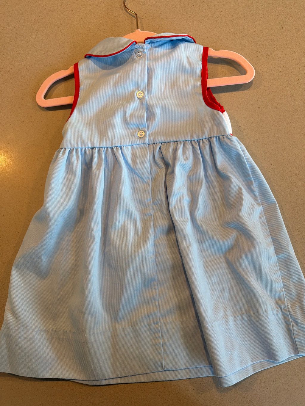 Classic Whimsy Smocked School Dress – Preloved (Size 3T)