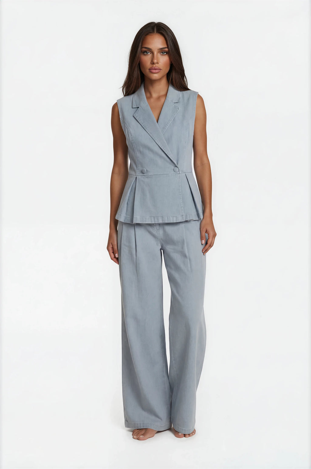 Arden Tailored Denim Set
